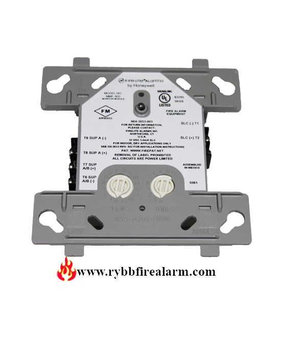 1 Fire-Lite Alarms Mdf-300 MDF300 Dual Monitor Module for sale online 