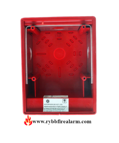 Edwards Est G4RB Surface Back Box Red (Plastic)