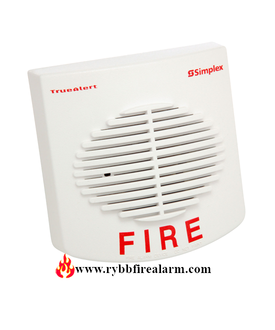 SIMPLEX 4902-9717 TRUEALERT WHITE Fire Alarm Speaker 25V/70V RMS 
