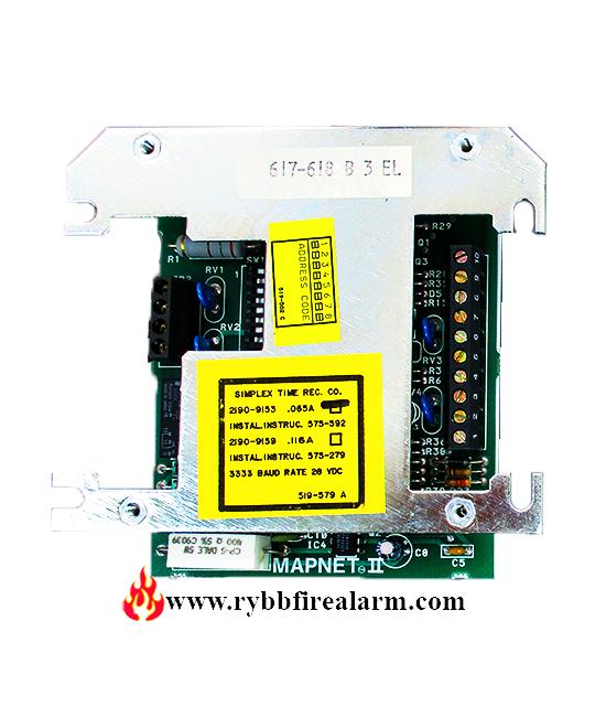 SIMPLEX 4100 FIRE ALARM ZONE ADAPTER ADDRESSABLE MODULE MONITOR ZAM 2190-9155 