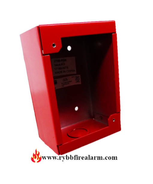 The Edwards 276B-RSB is a Signaling BOX SURFACE ASM RED. They are dual-action devices molded from Lexan. The pull stations are supplied with screw terminals for easy field wiring.