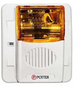 Potter CHS-24AW Amber Lens Horn Strobe