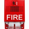 Edwards G1RF-HDVM Red Multi-Candela Horn Strobe