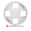 Edwards EST GCVWF-CVR Ceiling Strobe Cover, white, FIRE.