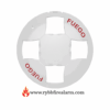 Edwards GCVWF-SP-CVR Cover, ceiling strobe, white, FUEGO.