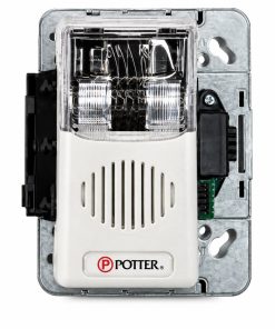 Potter HS-24WW-WP Outdoor Horn Strobe, White.