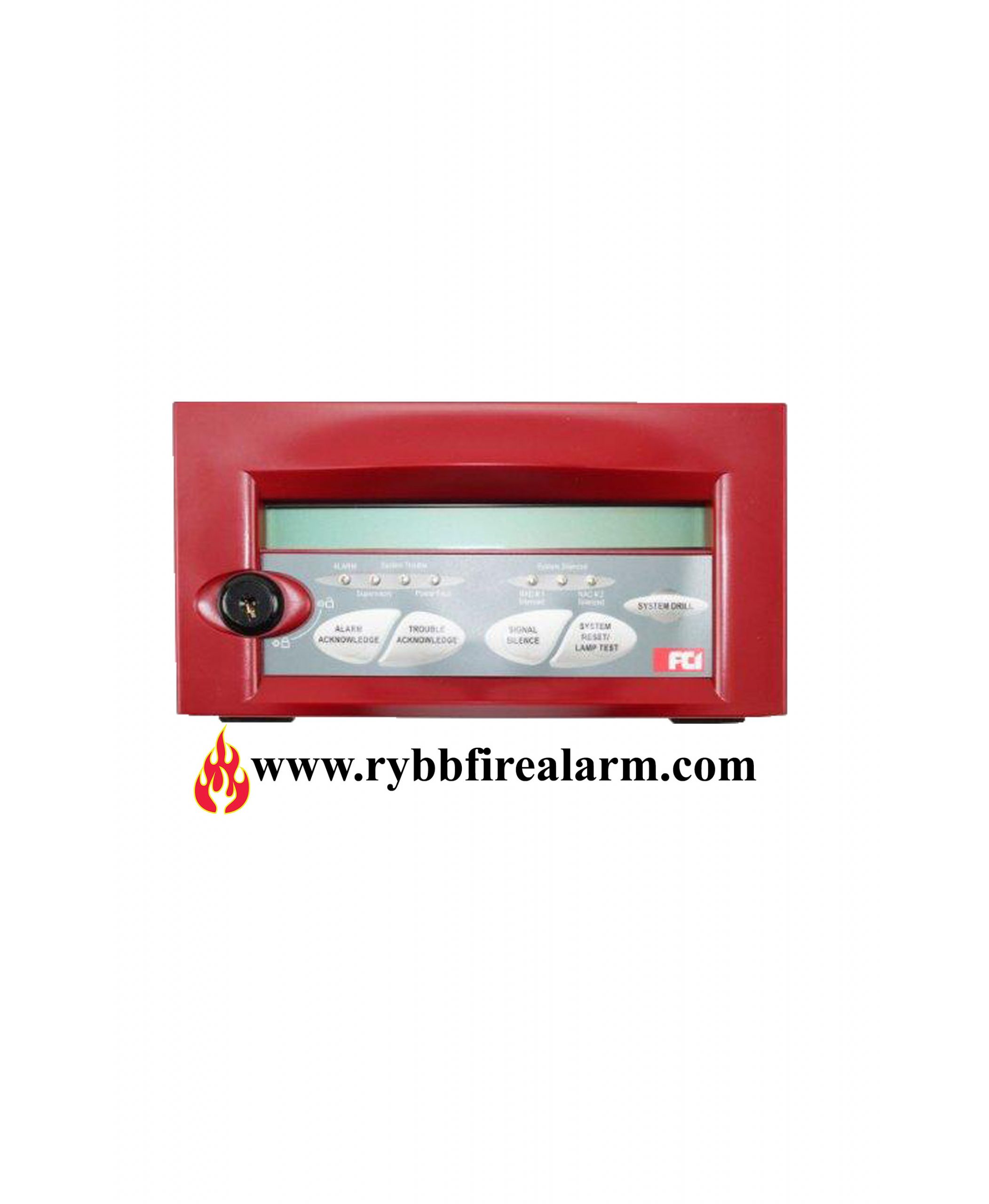 Gamewell Fci Lcd 7100 Fire Alarm Annunciator Rybb Fire Alarm Parts Service Repairs