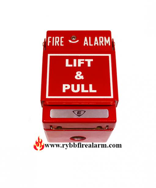 Edwards Fire Alarm Pull Station Model 279B-1110 Red Dual Action 