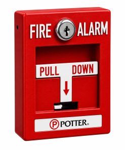 Potter PAD100-PSSA Addressable Single Action Pull Station