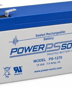 Power-Sonic PS-1270 F2 12V 7Ah SLA AGM Battery