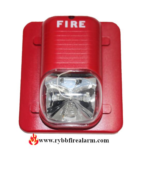System Sensor P2415 Single Gang Footprint Classic Fire Alarm Horn/Strobe 