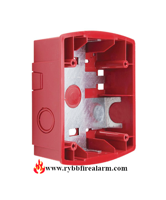 System Sensor SBBRL wall-mount surface-Mount back box RED Plain Fire Alarm. 