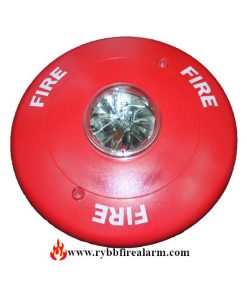 System Sensor SC2475 Red Ceiling Strobe
