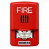 Siemens SLSWR-F FIRE Wall LED Strobe P/N:S54329-F25-A1