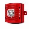System Sensor SPSRK Outdoor Wall Speaker Strobe Red