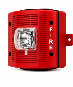 System Sensor SPSRK Outdoor Wall Speaker Strobe Red