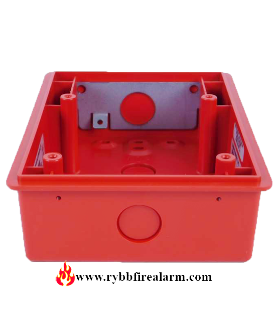 NEW Siemens Fire WBBS-R Weather Resistant Proof Back Box Red Surface Mount 