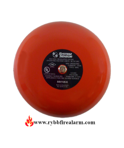 System Sensor SSV120-6 Fire Alarm Bell (Red)