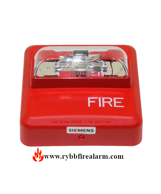 SIEMENS CU-MCS FIRE ALARM STROBE RED   P/N 545766 580-199386-4 